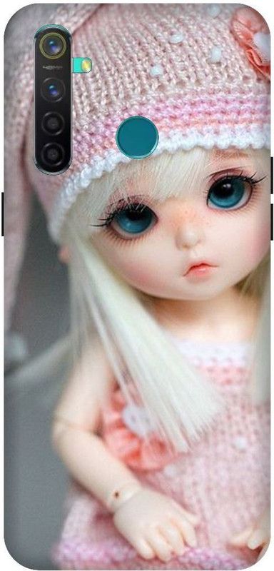 3D U PRINT Back Cover for Realme 5 Pro,RMX1971, Baby doll,lovers,love,heart  (Orange, Waterproof, Pack of: 1)