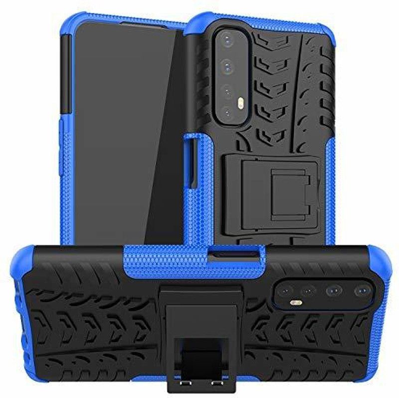 Tremolite Back Cover for Realme 7  (Blue, Black, Pack of: 1)