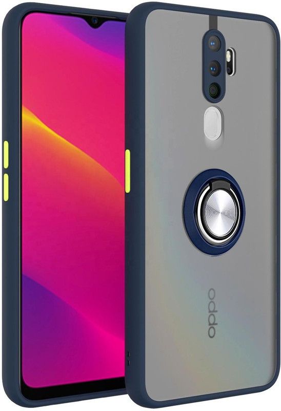 Lilliput Back Cover for Oppo A9 2020  (Blue, Camera Bump Protector, Pack of: 1)