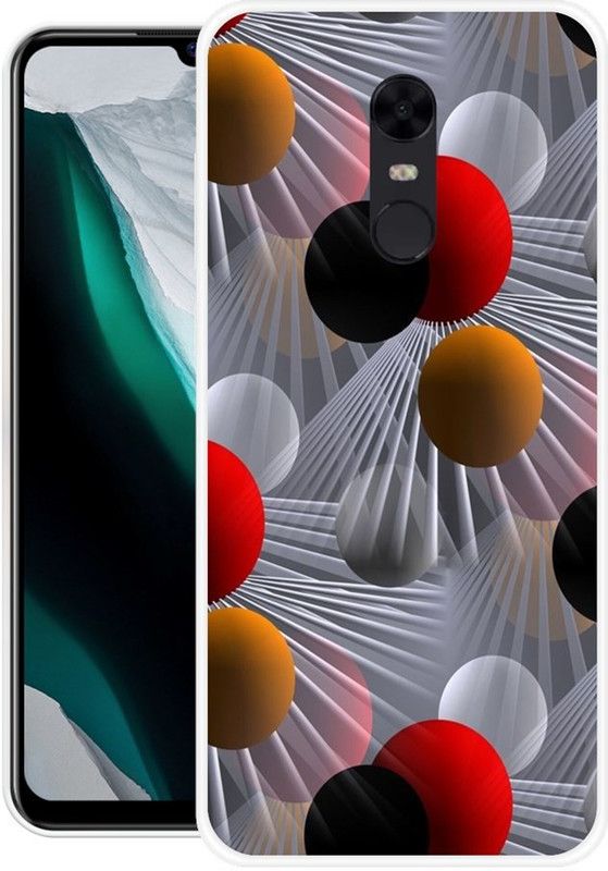 BAILAN Back Cover for Mi Redmi Note 5  (Multicolor, Grip Case, Silicon, Pack of: 1)