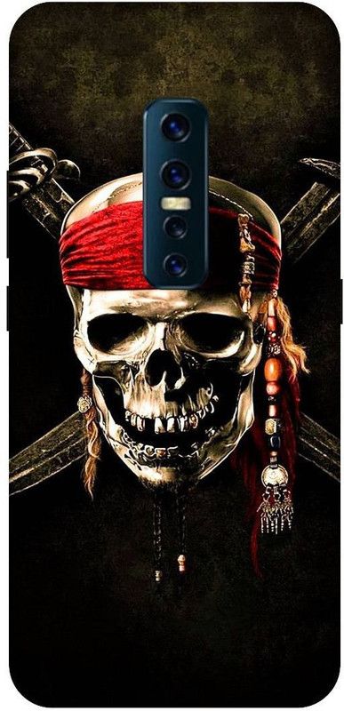 SSMORYA Back Cover for Vivo V17 Pro/Vivo 1909 Pirates of caribbean Printed Back Cover  (Multicolor, Waterproof, Pack of: 1)
