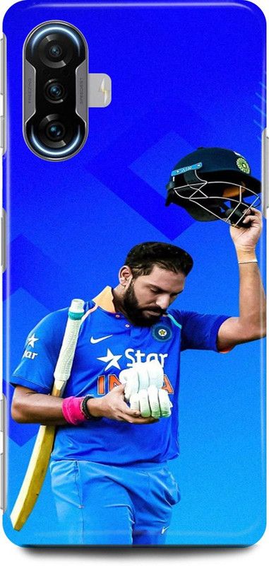 play fast Back Cover for POCO F3 GT YUVRAJ, SINGH, YUVI, INDIAN, PLAYER, RCB  (Blue, Hard Case, Pack of: 1)