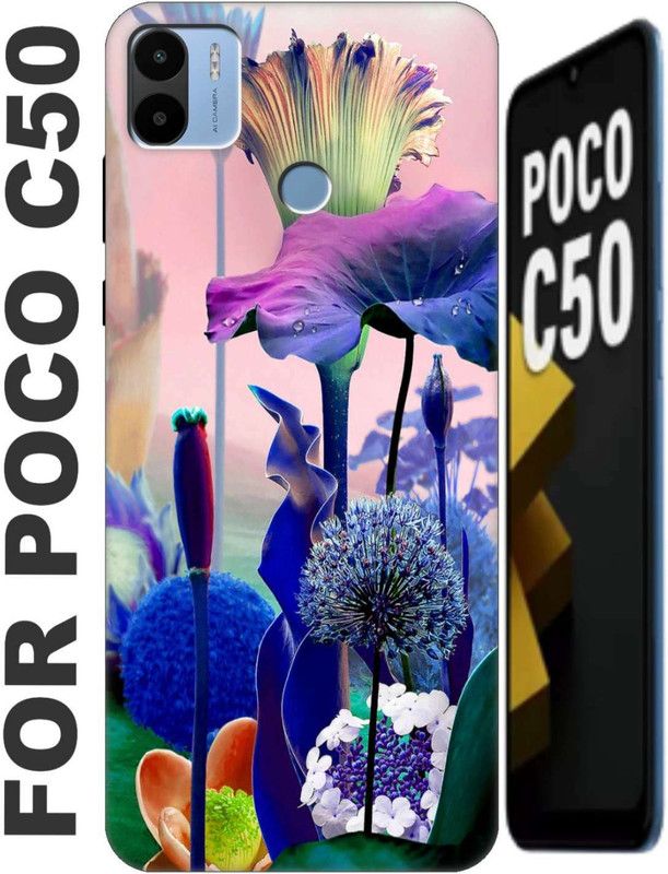 RDcon Back Cover for POCO C50 2797  (Multicolor, Silicon, Pack of: 1)
