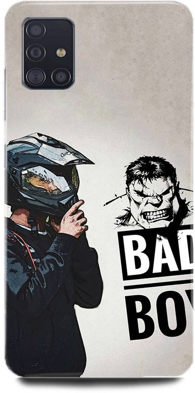 MP ARIES MOBILE COVER Back Cover for SAMSUNG Galaxy A51, Bad Boy Boy black boy hunter boy  (Multicolor, Hard Case, Pack of: 1)