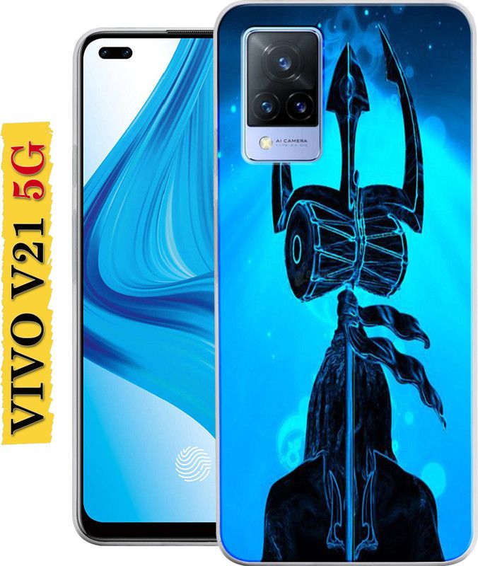 Smart Fly Back Cover for Vivo V21 5G  (Multicolor, Grip Case, Silicon, Pack of: 1)