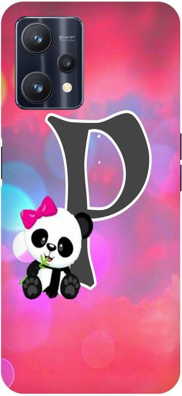 PICHKU Back Cover for REALME 9 PRO-3471-P,LATTER,ALPHABET,PANDA,NAME,DESIGN,LIFE,LINE,GIRLS,BOYS,LOVE  (Pink, Hard Case, Pack of: 1)
