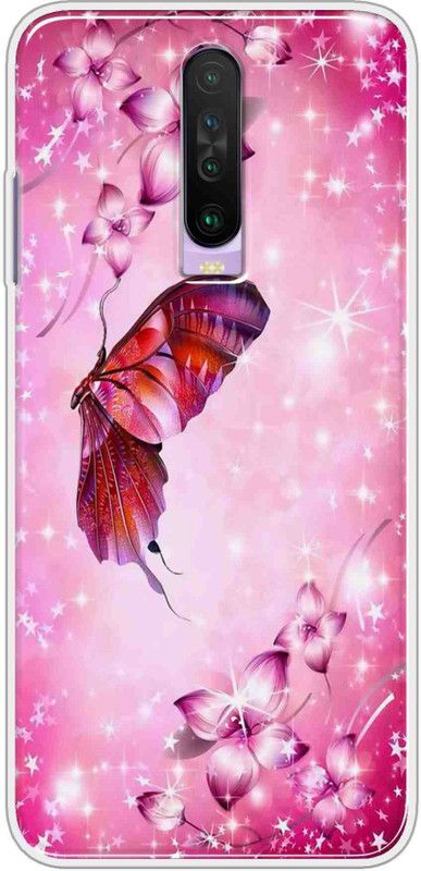 IKC STORE Back Cover for POCO X2  (Pink, Silicon)