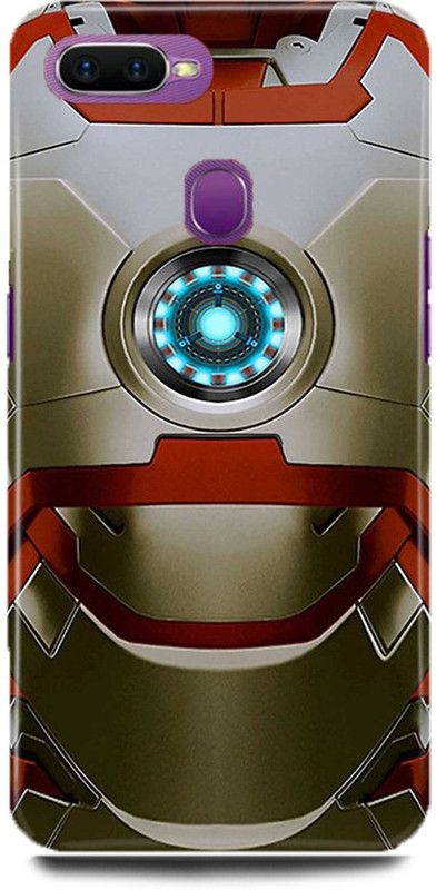 MP ARIES MOBILE COVER Back Cover for OPPO A12, ,Iron,Man,Iron,Man,Mask,Iron,Man,Face,Avenger,Marvel,Superhero,Avengers,  (Multicolor, Hard Case, Pack of: 1)