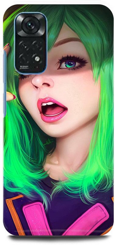 play fast Back Cover for Redmi Note 11 ORIONY, GIRL, CUTE, GIRL, LOVELY, GIRL, LOVE  (Green, Hard Case, Pack of: 1)