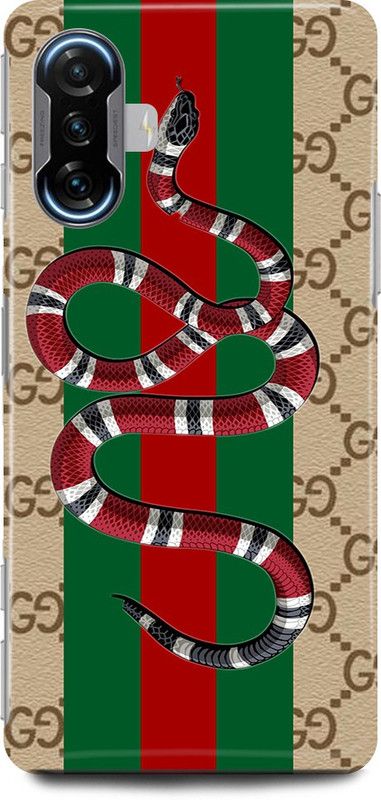 play fast Back Cover for POCO F3 GT GUCCI, LOGO, SIGN, DESIGN, ART  (Multicolor, Hard Case, Pack of: 1)