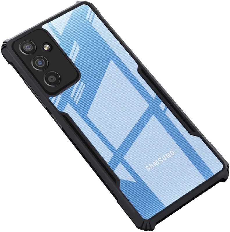 AKSHUD Back Cover for SAMSUNG Galaxy F13, (IP)  (Black, Shock Proof, Pack of: 1)