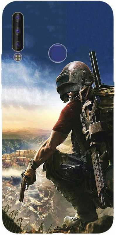 METOO Back Cover for Tecno CB7/CB7J,Pubg Design Back Cover Print : 27  (Multicolor, Dual Protection, Silicon)