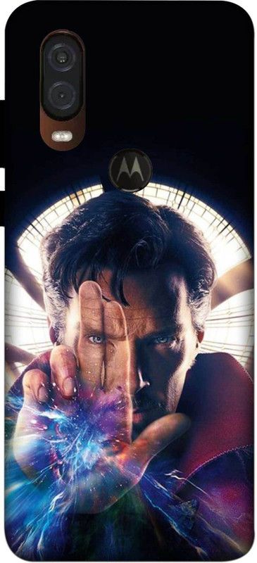 NDCOM Back Cover for Motorola One Vision Doctor Strange Powers Printed  (Multicolor, Hard Case, Pack of: 1)