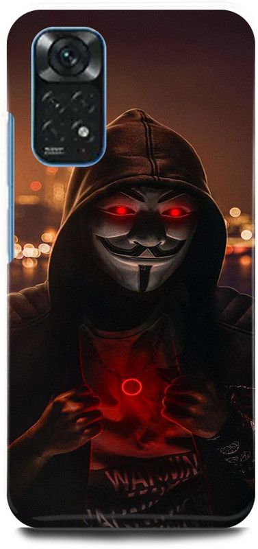 play fast Back Cover for Redmi Note 11 JOKER, ANONYMOUS, BLADE, HACKER, MASK  (Black, Hard Case, Pack of: 1)