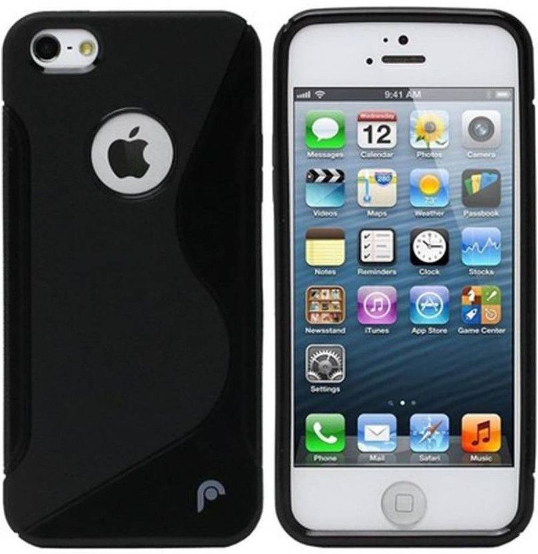 Mob Back Cover for Apple Iphone 5c  (Black, Pack of: 1)