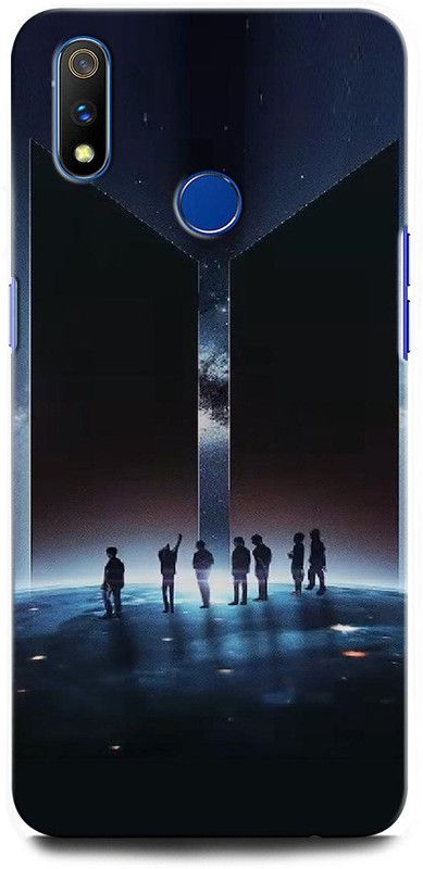GRAFIQE Back Cover for Realme 3 Pro RMX1851 BTS X ARMYJUNGSHOOK, KOREAN, HEARTBEAT, BTS, BEAT, SINGER  (Multicolor, Shock Proof, Pack of: 1)
