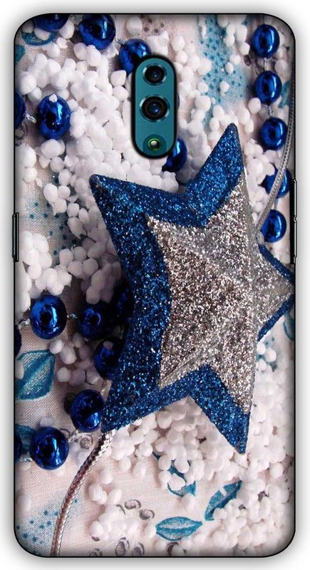 artocus Back Cover for OPPO Reno, OPPO Reno Glitter star Printed Back Cover  (Multicolor, Hard Case, Pack of: 1)