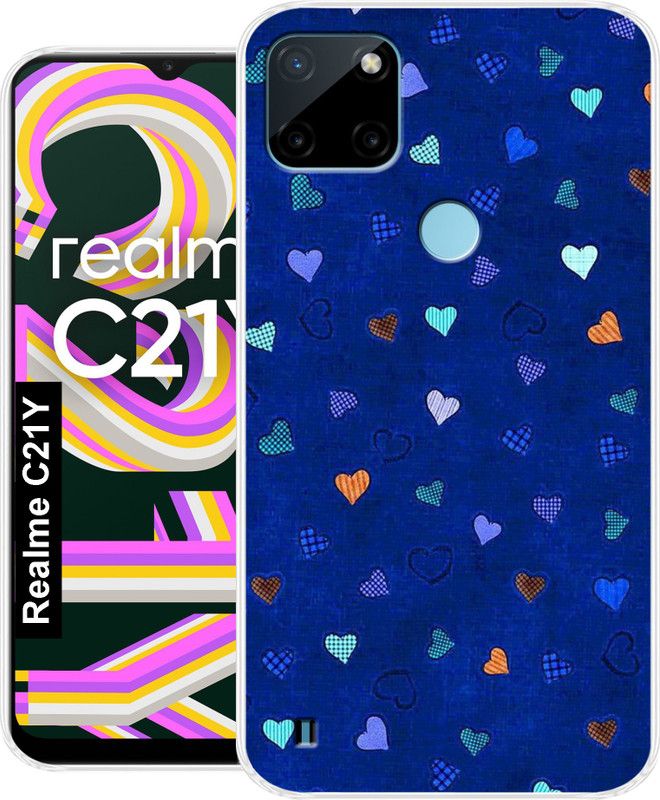 Tokito Back Cover for Realme C21Y  (Multicolor, Grip Case, Silicon, Pack of: 1)