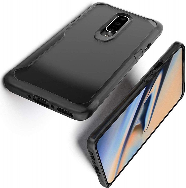 Phone Back Cover Back Cover for Mi K20 Pro  (Transparent, Black, Grip Case, Pack of: 1)