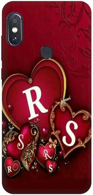 THESTONEWELL Back Cover for Redmi note6Pro r s letter r s alphabet r s word r s name cases cover  (Multicolor, Shock Proof, Pack of: 1)