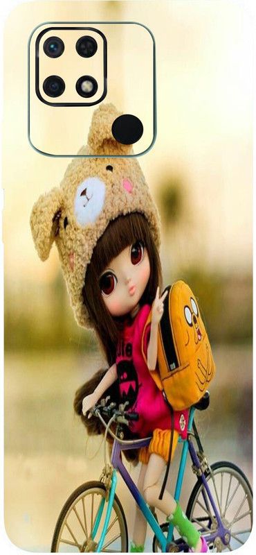 BugguSkin Redmi 10C, Redmi 10c Mobile Skin  (Ultra Super Cutie Pie Girl Skin With High Matte Finish.)