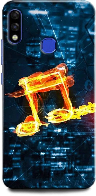 INDICRAFT Back Cover for Infinix Hot 7 Pro, X625D MUSIC, INSTUMENT, FIRE, MUSIC NOTE  (Multicolor, Hard Case, Pack of: 1)