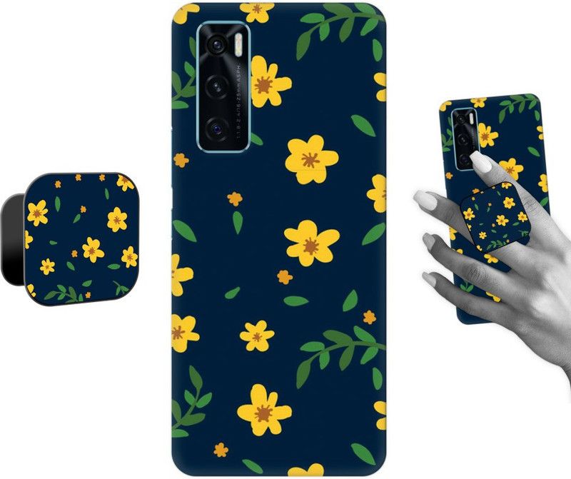 COBIERTAS Back Cover for Vivo V20 SE  (Multicolor, Cases with Holder)