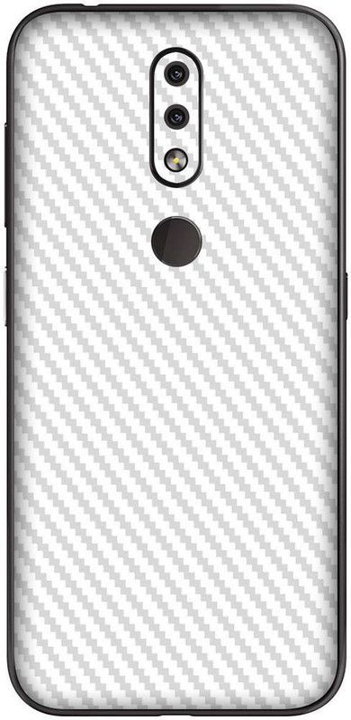 Enlinea Carbon Fiber Nokia 4-2 Mobile Skin  (Mobile Back Skin (Pack of 2))