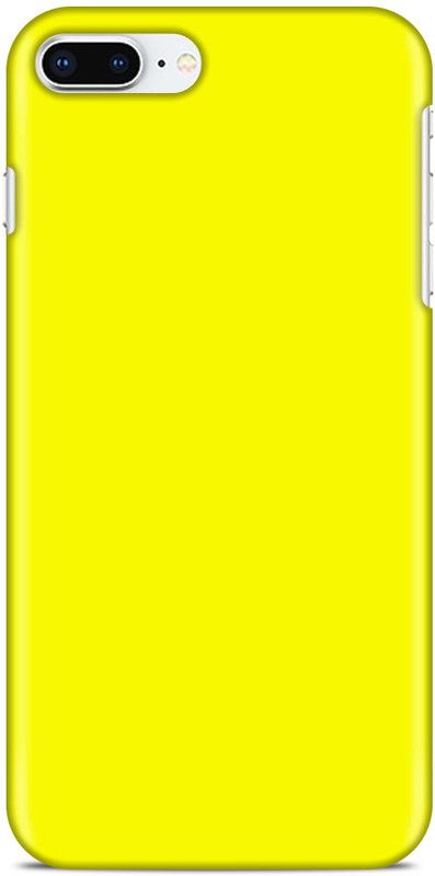 Sankee Back Cover for Apple iPhone 8 Plus  (Yellow, Hard Case)