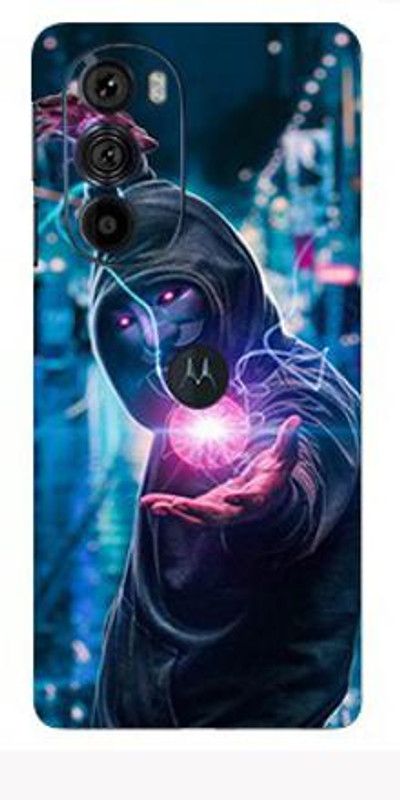 BUGGU Magic Devil Moto edge 30 Back Skin Guard, Moto edge 30 Mobile Skin  (Ultra Super Magic Devil Skin Matte Finish, Mobile Skin (Back+Side+Camera))