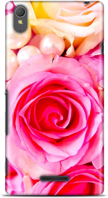 Sankee Back Cover for Sony Xperia T3  (Pink, Hard Case)