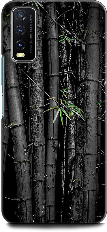 Dronk Back Cover for Vivo Y20i, V2027 BAMBOO, ART  (Multicolor, Dual Protection, Pack of: 1)