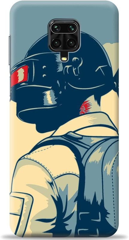 Crafter Back Cover for Mi Redmi Note 9 Pro Max  (Blue, Shock Proof, Pack of: 1)