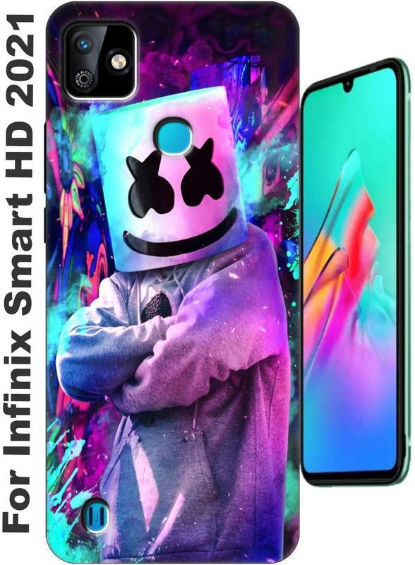 YornoSis Back Cover for Infinix Smart HD 2021 2634  (Silver, Anti-radiation, Silicon, Pack of: 1)