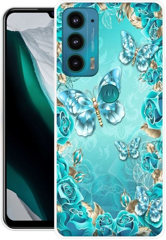 vaidik Back Cover for MOTOROLA Edge 20 5G  (Multicolor, Dual Protection, Silicon, Pack of: 1)