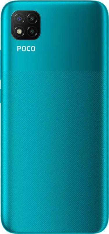 Farcry Poco C3 Back Panel  (Lime Green)