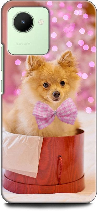 WallCraft Back Cover for Realme Narzo 50i Prime, RMX3506 PUG, CUTE DOG, CUTE, ANIMAL, PET, LITTLE DOG  (Multicolor, Dual Protection, Pack of: 1)