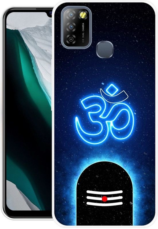 MUSKAY Back Cover for Infinix Smart 5A  (Black, Blue, Grip Case, Silicon, Pack of: 1)