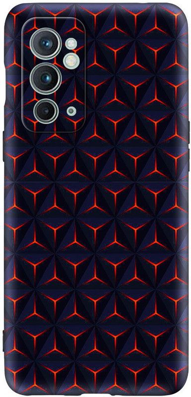 PrintWoodies Back Cover for One Plus 9rt  (Blue, Pink)
