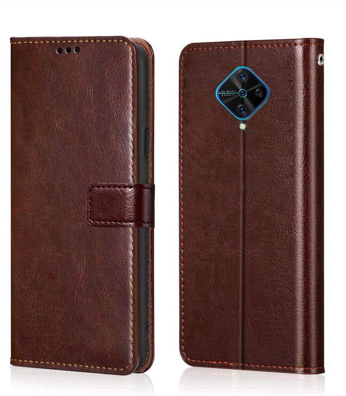 YOCOLOURS Back Cover for Vivo S1 Pro  (Brown, Pack of: 1)