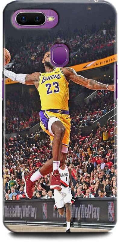 INTELLIZE Back Cover for Oppo F9/CPH1881 Basketball,Printed  (Multicolor, Shock Proof, Pack of: 1)