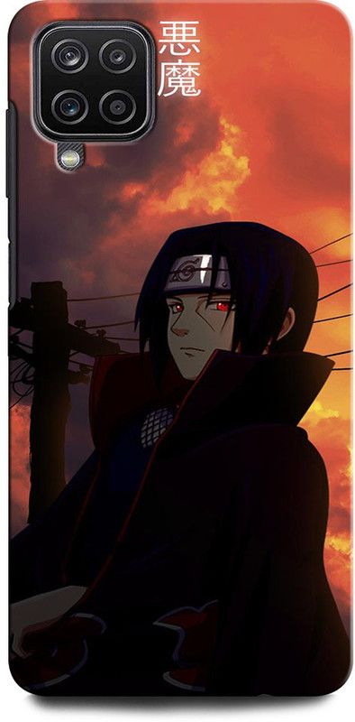 GRAFIQE Back Cover for SAMSUNG Galaxy F22 ITACHI UCHIHA, GIRL, ANIMATION, ANIME, CARTOON  (Multicolor, Shock Proof, Pack of: 1)