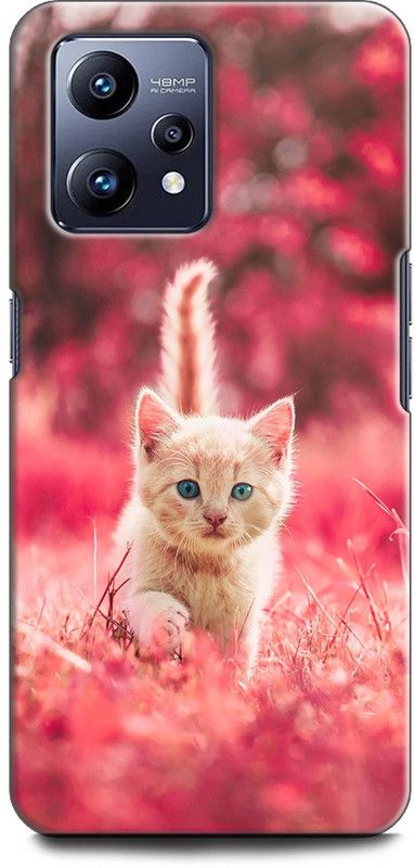 KEYCENT Back Cover for Realme Narzo 50 Pro 5G, RMX3395 CAT, WHITE CAT, CUTE CATE, LITTILE CAT, BLUE EYES CAT  (Multicolor, Shock Proof, Pack of: 1)