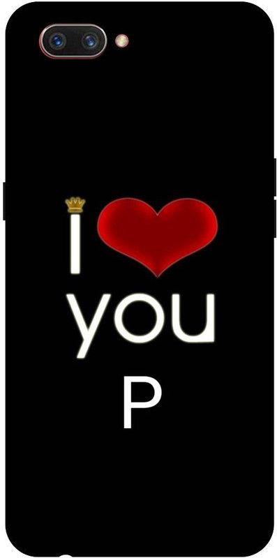Thecoverking Back Cover for Oppo A3s (P letter,P alphabet,P word, P name, cases cover  (Multicolor, Waterproof, Pack of: 1)