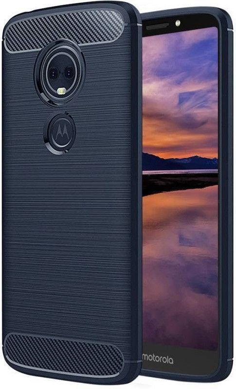 MOBIWIN Back Cover for Motorola Moto E5 Plus  (Black, Grip Case, Pack of: 1)