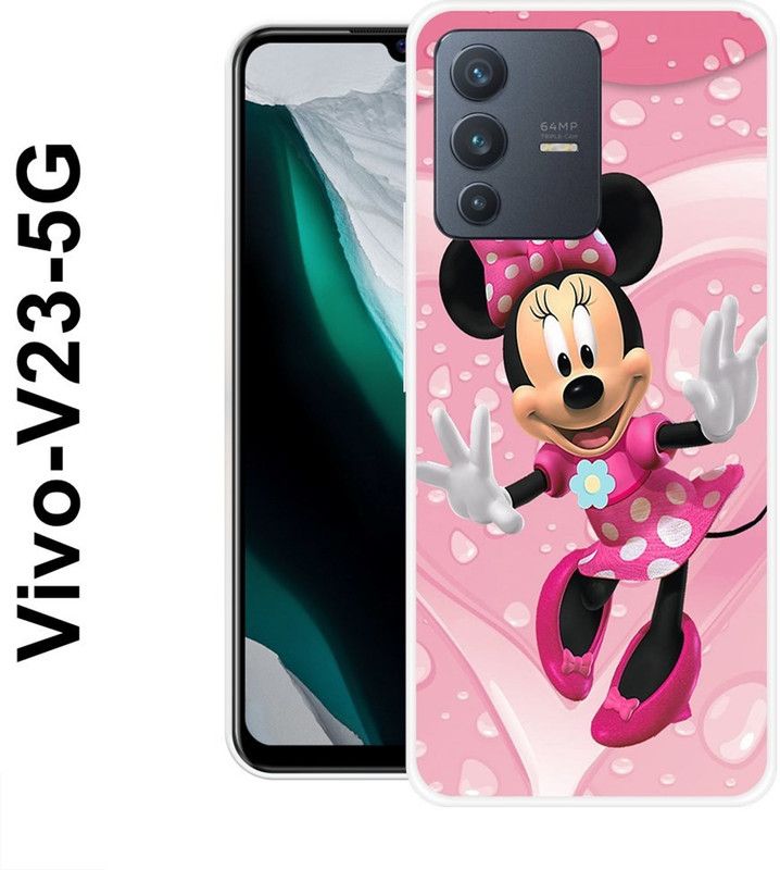 REALKING Back Cover for Vivo V23 Pro 5G  (Multicolor, Grip Case, Silicon)