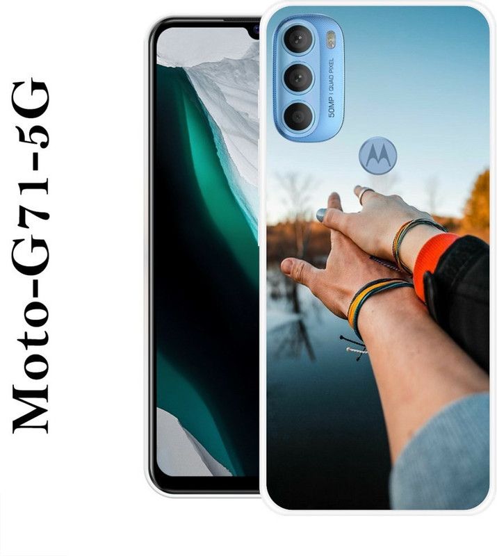 BAGRA Back Cover for Motorola Moto G71 5G  (Multicolor, Silicon)