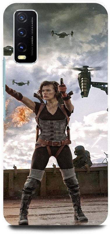 ZIGTOZAG SHOPPE Back Cover for vivo Y12G , V2068, RESIDENTEVIL,GAMING,ZOMBIES  (Multicolor, Hard Case)