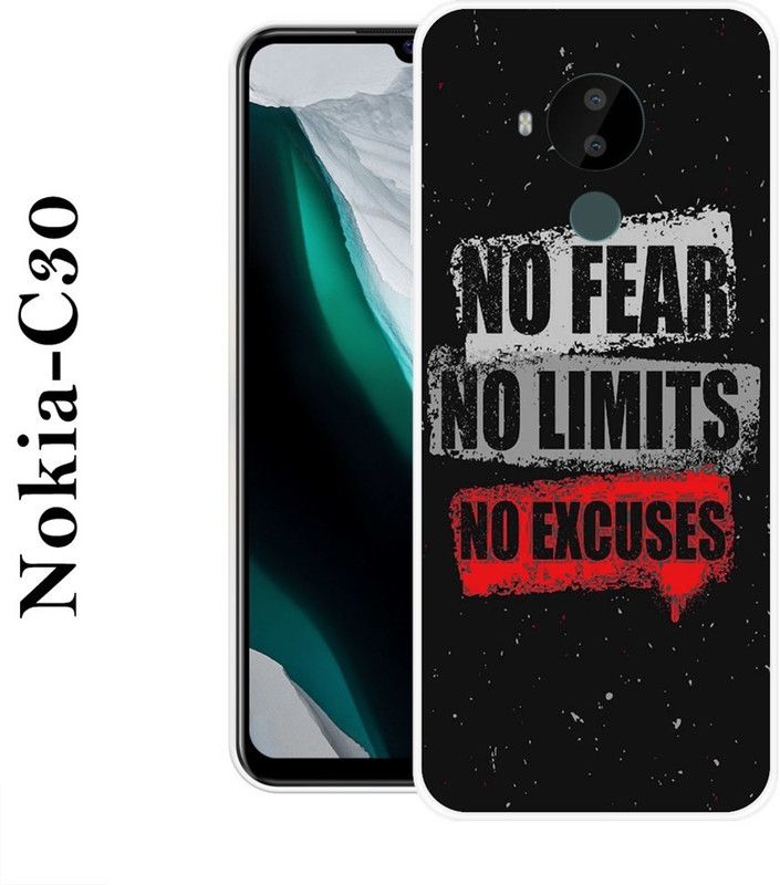 KLC Back Cover for Nokia C30  (Multicolor, Grip Case, Silicon)