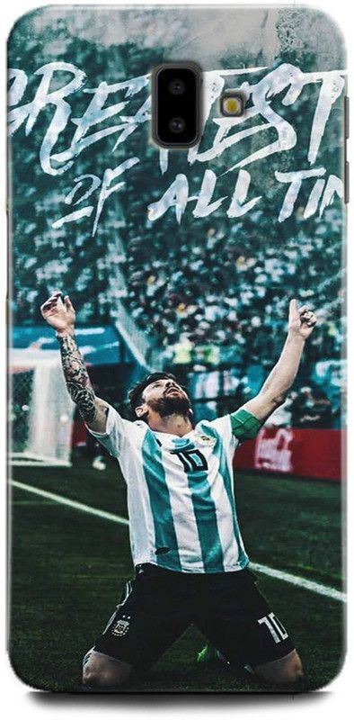 Afterglow Back Cover for SAMSUNG Galaxy J6 Plus MESSI, ARGENTINA, CUP, FOOTBALL, GOAT, MESSI, RUSSIA, SOCER  (Multicolor, Shock Proof, Pack of: 1)